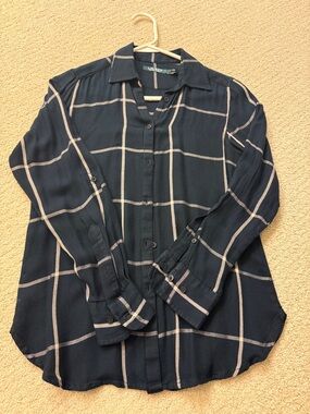 Ralph Lauren black Plaid Button-Down Shirt